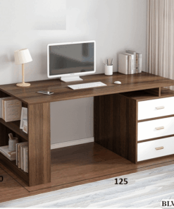 Bàn làm việc gỗ công nghiệp hiện đại, tiện dụng